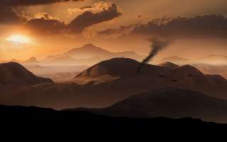 Black Birds Of Afhanistan Wallpaper