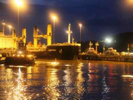 Panama Canal Night Wallpaper