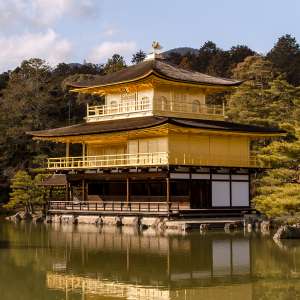 The Golden Pavilion Wallpaper