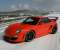Red Porsche Snow Drift