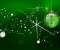 Green Christmas Globe