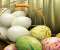 White And Colorful Easter Eggs