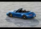 Blue Porsche Carrera 4 Gts Cabrio wallpaper
