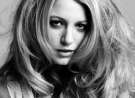 Blake Lively Black&white Close-up wallpaper