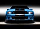 2013 Blue Shelby Gt Front Studio wallpaper