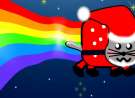 Nyan Cat Xmas Edition wallpaper