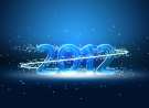 Blue New Year 2012 wallpaper