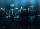 Blue Cityscape wallpaper
