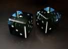 Black 3d Dice wallpaper