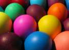 Beautiful Colored  Easter Eggs wallpaper