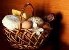 Easter Basket With Goodies wallpaper