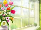 Spring Window wallpaper