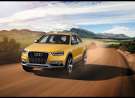 2012 Yellow Audi Q3 Jinlong Yufeng Front Speed wallpaper