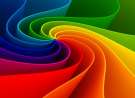 3D Abstract Rainbow wallpaper
