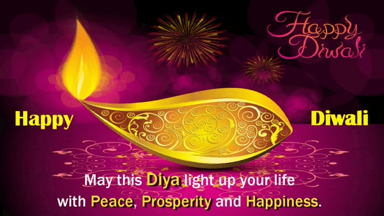 Sparkling Diya for Diwali